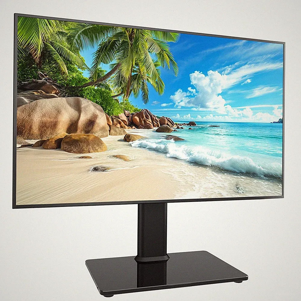 TV Standfuß Universal Höhenverstellbar für LCD LED Fernseher 19-39 Zoll