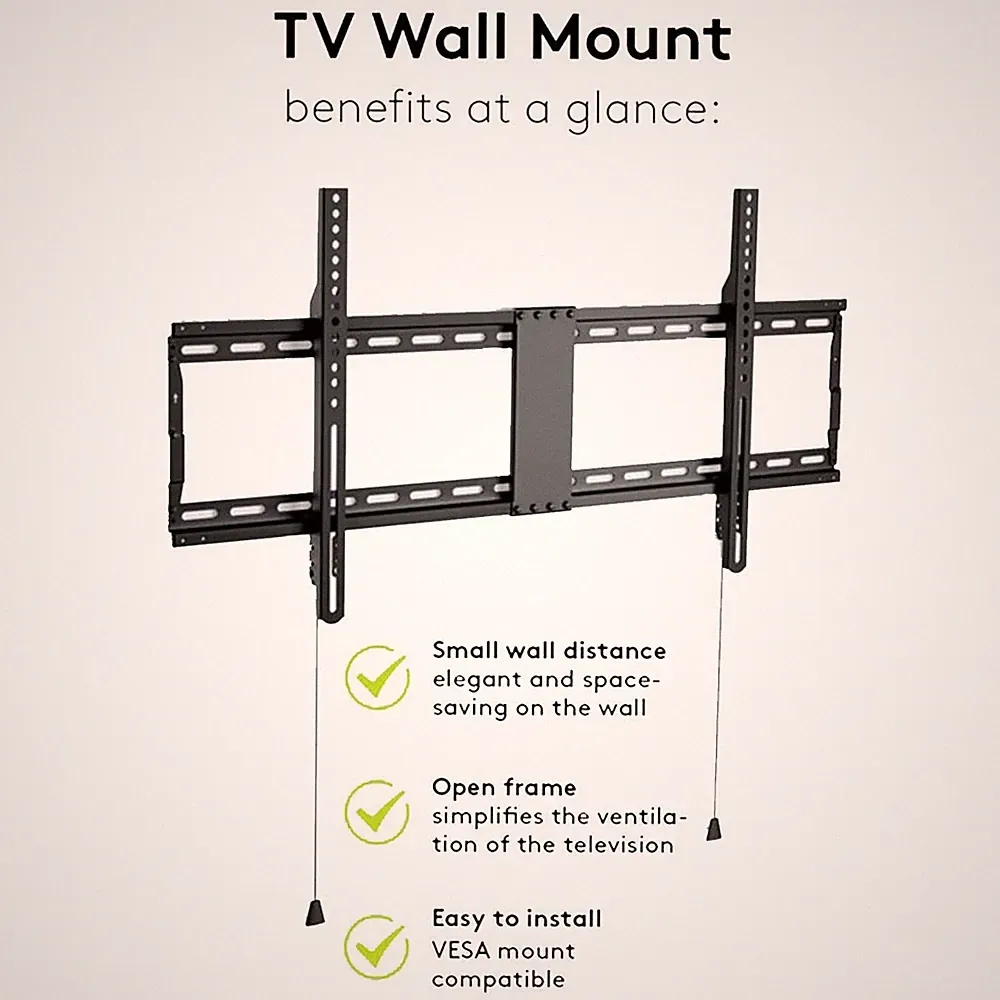 TV Wandhalterung 43-100" Zoll (109-254 cm) goobay Basic FIXED (XL) LED OLED QLED