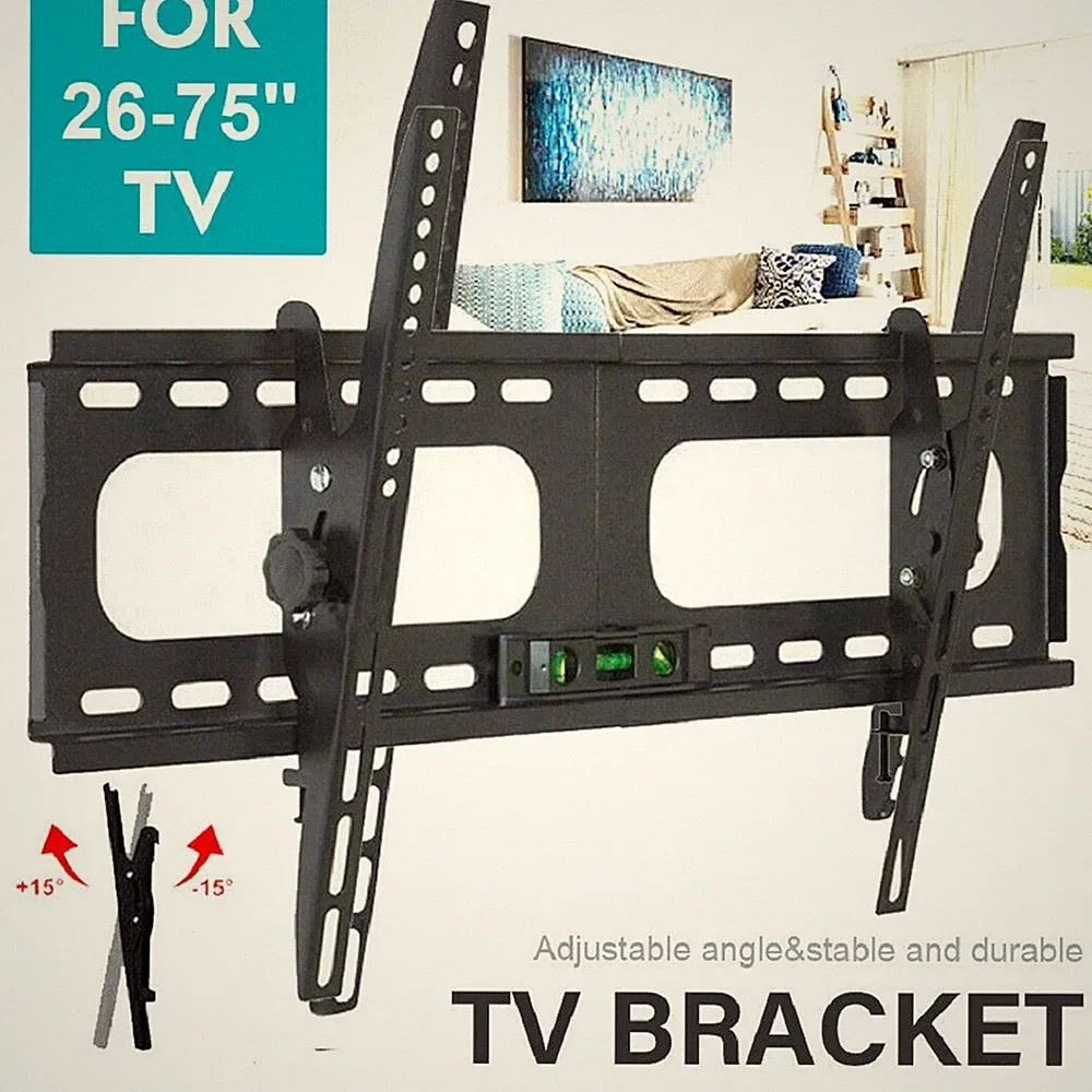 TV Wandhalterung für 26-75 Zoll LED LCD OLED Fernseher Sicherheitsschrauben DE