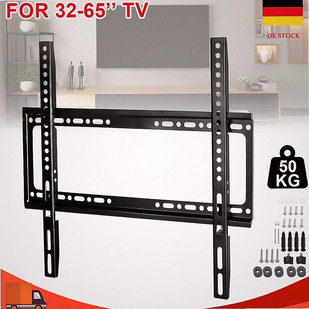 TV Wandhalterung LCD LED Plasma Monitor Fernseher 32 40 50 55 60 Zoll bis 50 kg