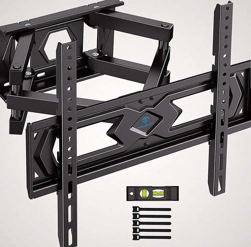 TV Wandhalterung Schwenkbar Neigbar 26-70 Zoll Flach Curved bis 45kg VESA