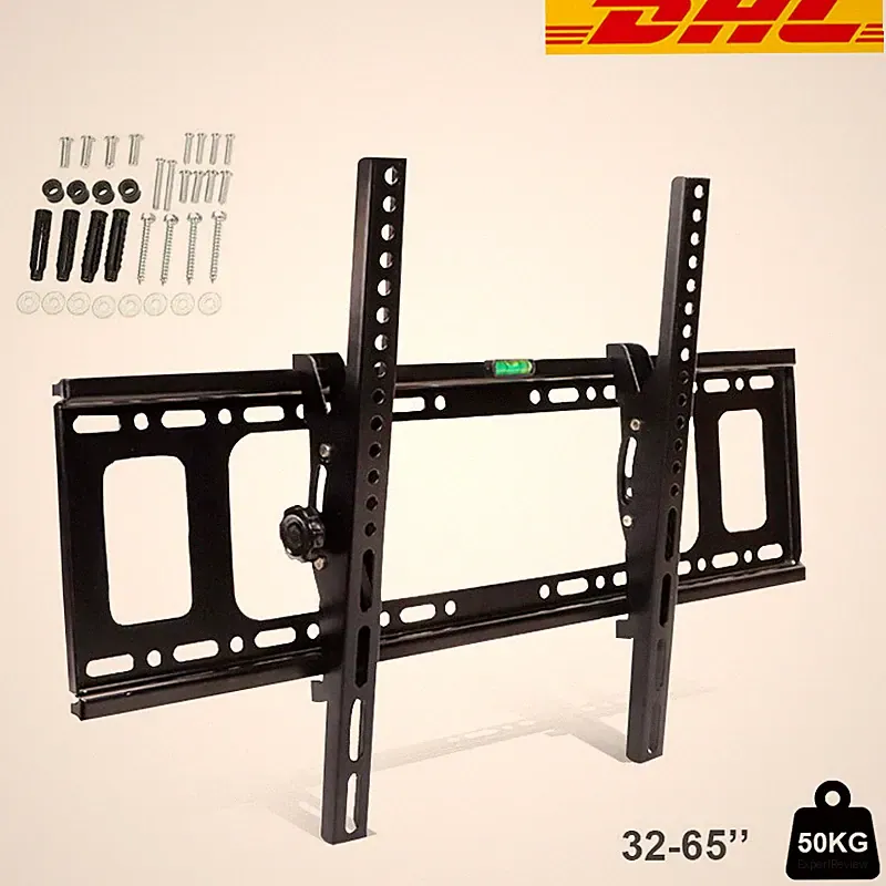 TV WANDHALTERUNG WANDHALTER LCD LED FERNSEHER 32 - 65 ZOLL FLACH NEIGBAR 55" DHL