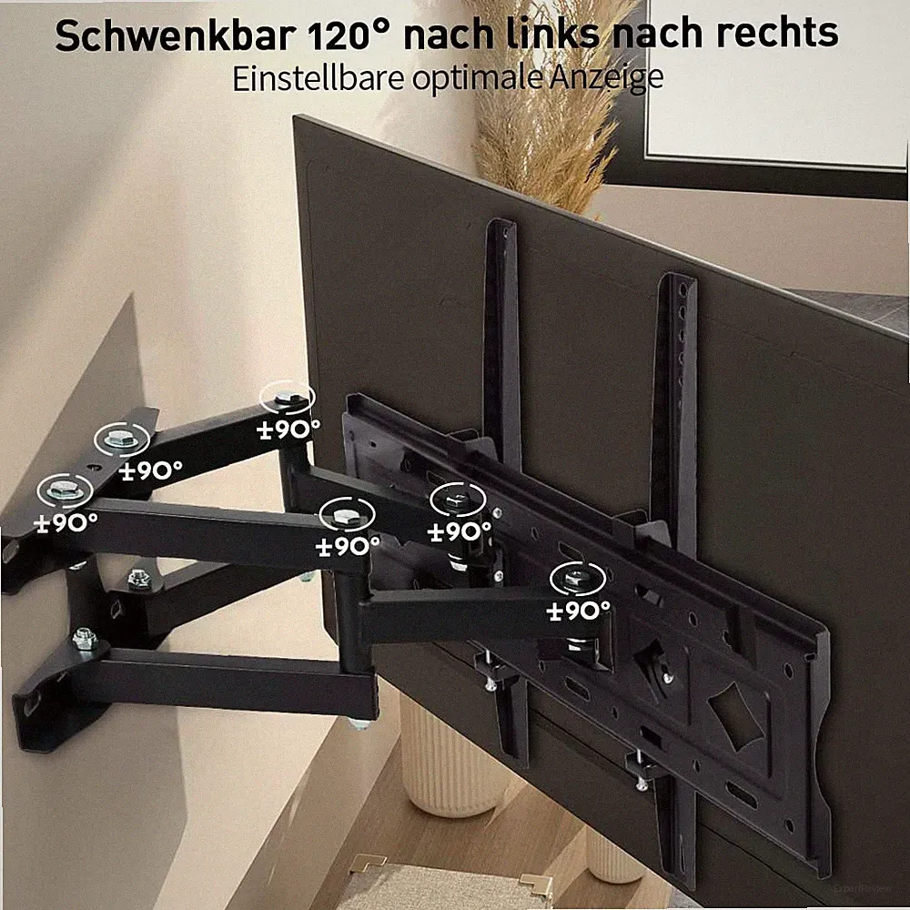 TV Wandhalterung Wandhalter LCD LED Fernseher 32-75 Zoll schwenkbar neigbar 55"