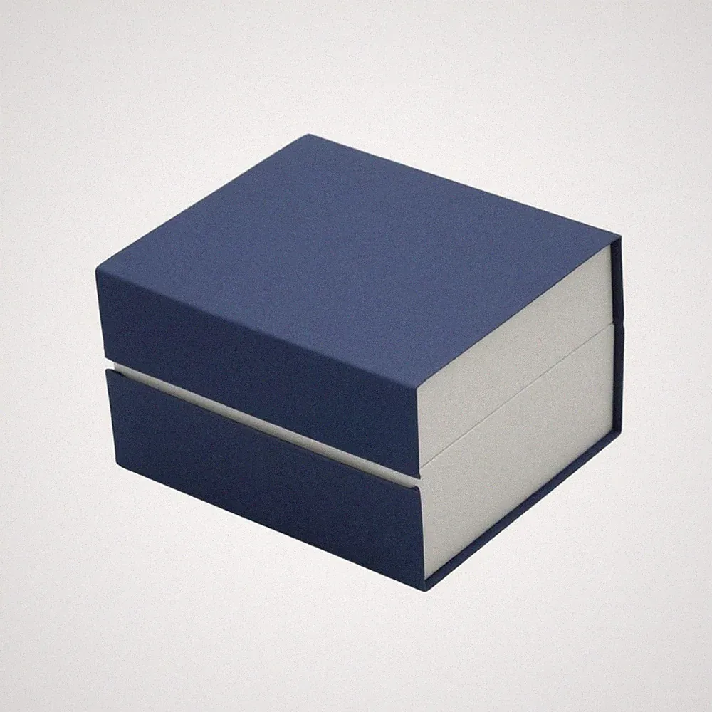 Uhrenbox mit abnehmbarem Kissen stabil Uhrenverpackung weich für Präsentation