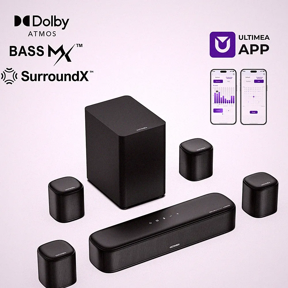 ULTIMEA 7.1ch Soundbar mit Dolby Atmos, Surround Sound System für TV, Aura A60