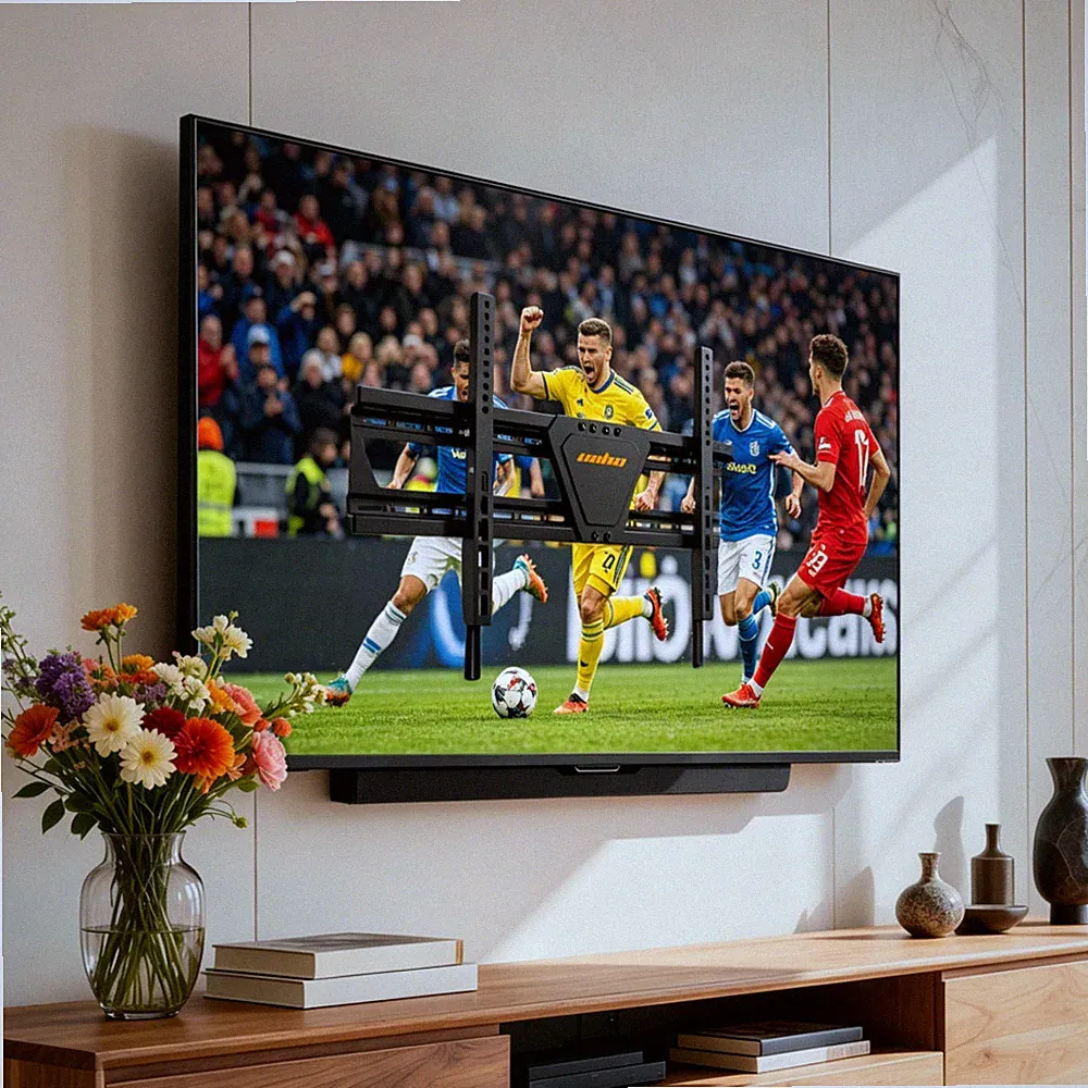 Unho TV Wandhalterung Wandhalter LCD LED Fernseher 30-75 Zoll Flach neigbar FIFA