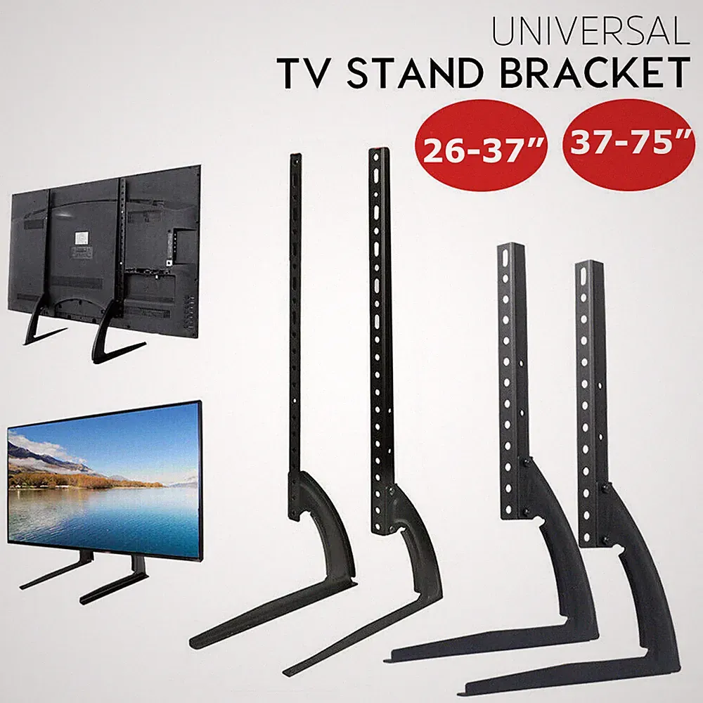 Universal Top TV Tisch Ständer Bein Halterung LED LCD Flachbildschirm 26-75 Zoll TV Halterung