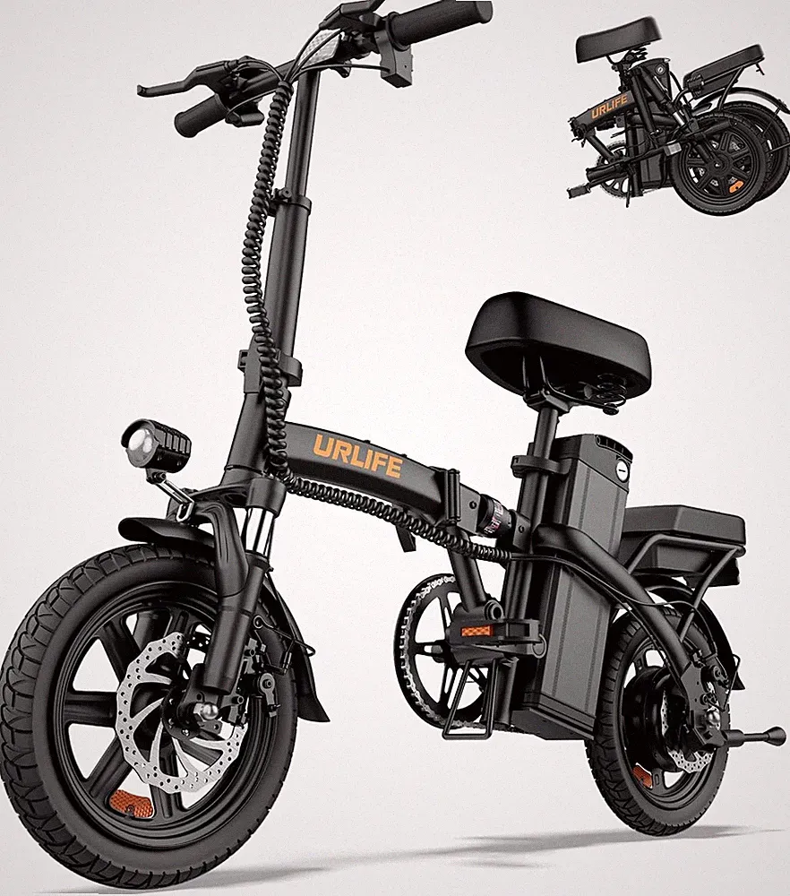 URLIFE 14 Zoll Elektrofahrrad E-Bike Klapprad 250W 48V 7.5Ah 25km/h 60km