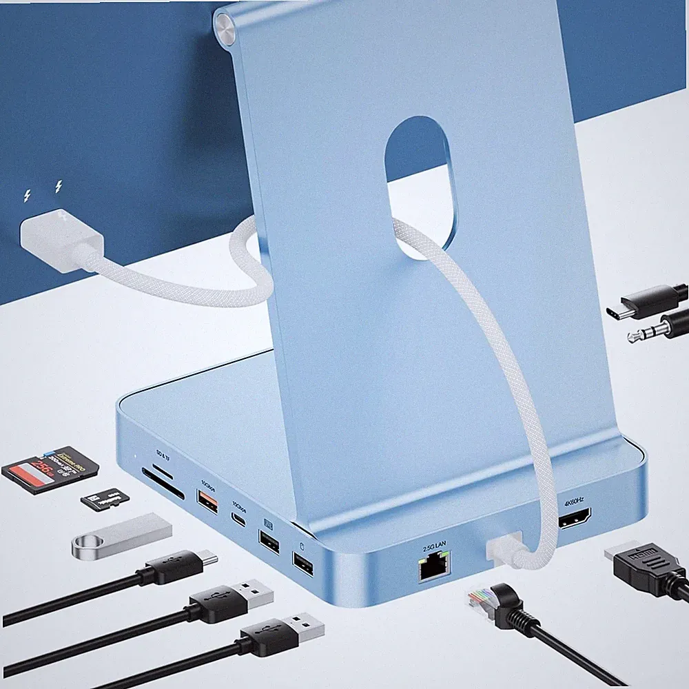 USB C Hub iMac 24 Zoll 4K HDMI 2,5GbE 10G