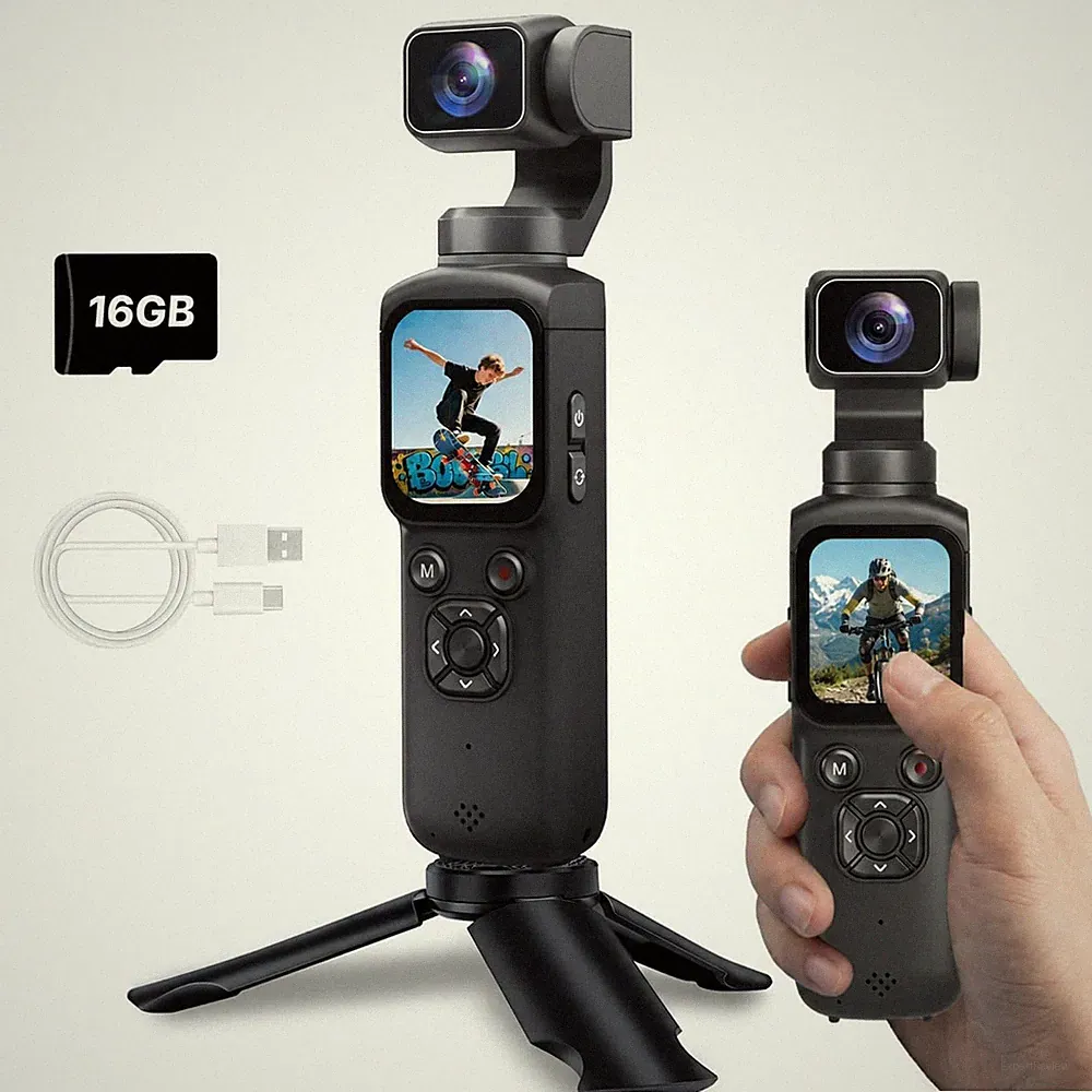 Vlog Kamera 4K 75MP WLAN Vlogging Camera Handkamera für Reisen