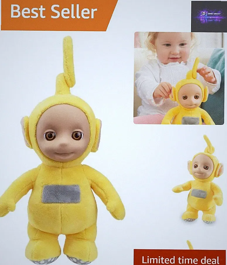 Weicher 9 Zoll Teletubbies Laa-Laa sprechender Plüsch - Kuschelspaß ab 18+