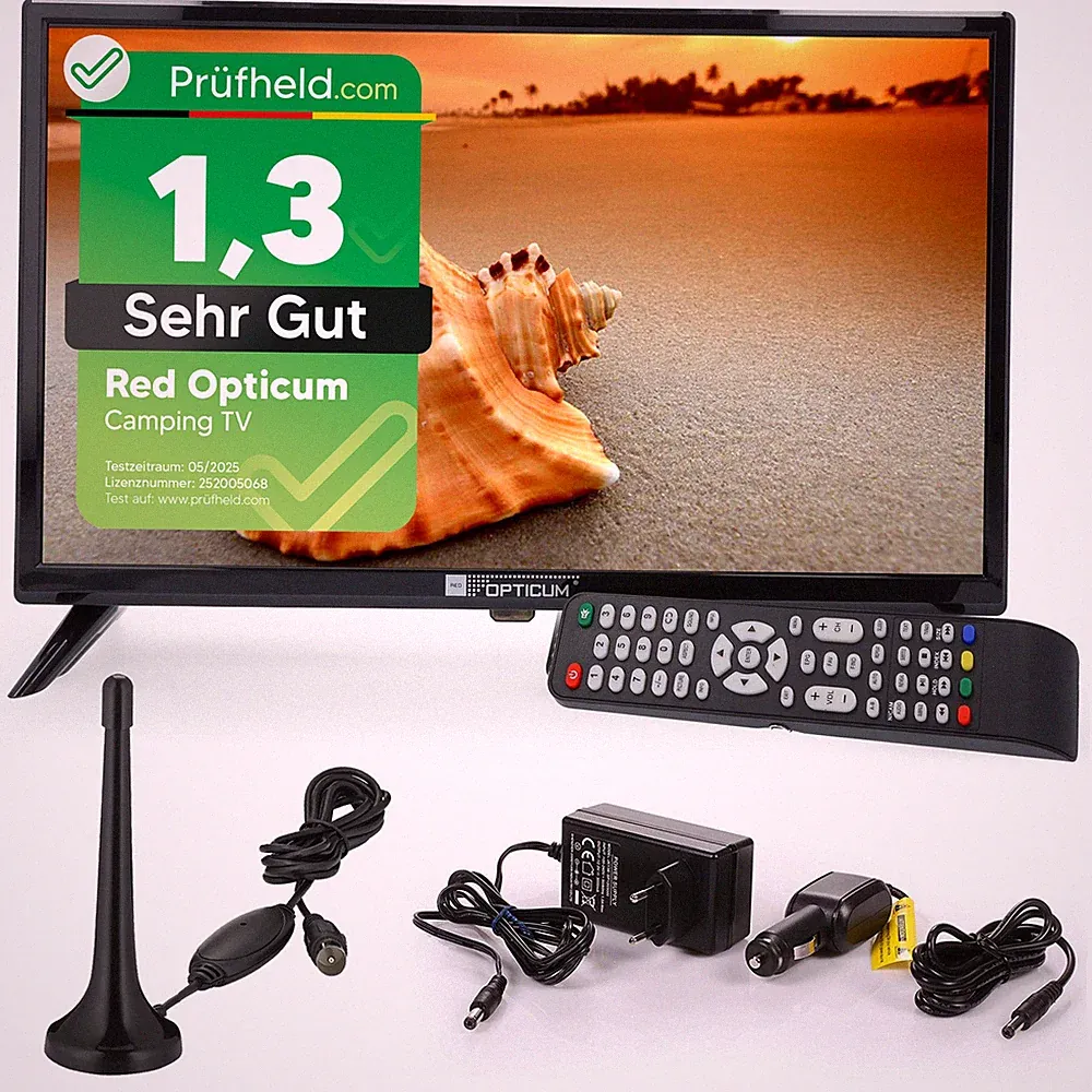 Wohnmobil Camping Fernseher LED TV 24 Zoll LCD DVB S S2 T2 C USB 12 V 230 Volt