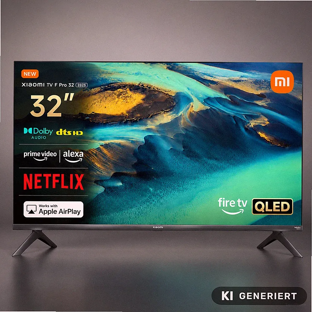 Xiaomi L32MB-FPEU Fernseher 32 Zoll QLED Fire OS 7 Triple Tuner DTS:X NEU OVP