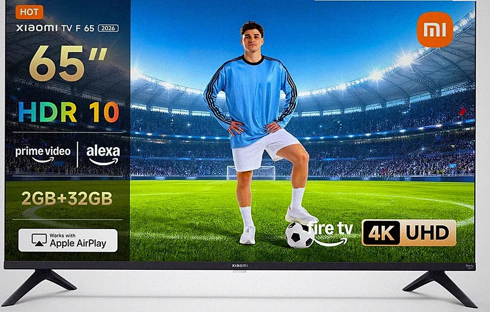 Xiaomi TV F 65, 65 Zoll (165 cm), 4K UHD, Smart TV, Fire OS8, Triple Tuner DVB-C
