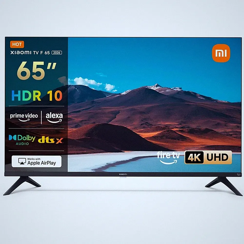 Xiaomi TV F 65 Zoll 4K UHD LED Smart TV Fire TV HDR10 MEMC Alexa Triple Tuner
