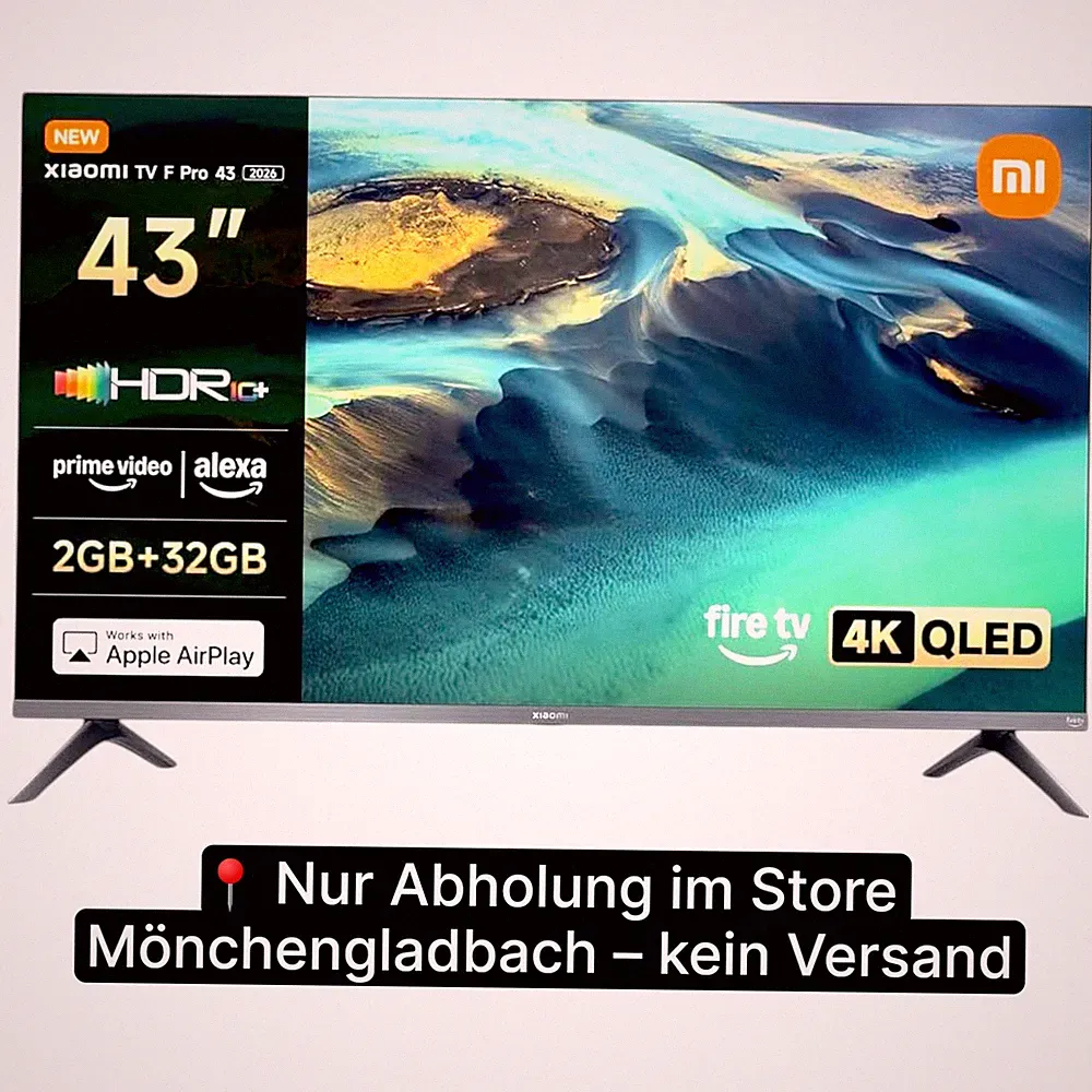 Xiaomi TV F Pro 43 | 4K UHD QLED Smart TV | Fire OS 8, Alexa, AirPlay