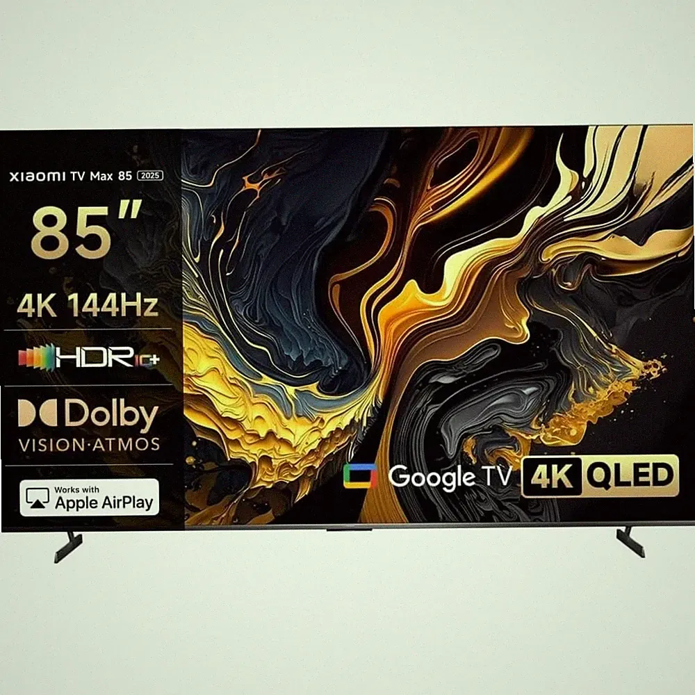 Xiaomi TV Max 85 85 Zoll QLED 4K UHD Google TV Smart TV 144Hz Dolby Vision Neu