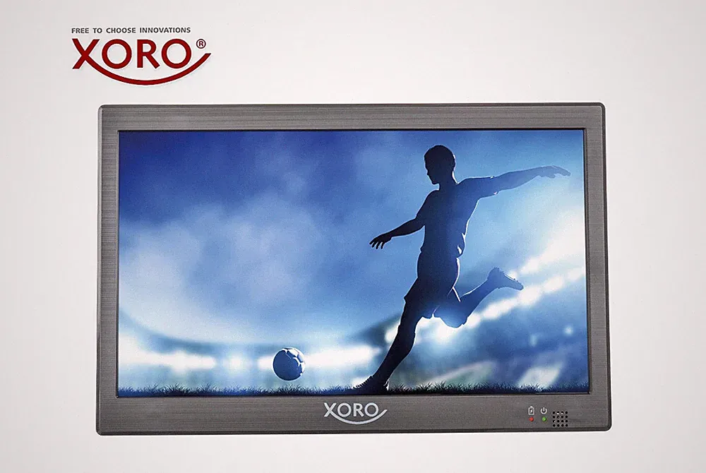 XORO PTL 1015 V2 Tragbarer 10" Zoll Fernseher, DVB-T2 Tuner, HDMI-Ausgang, USB