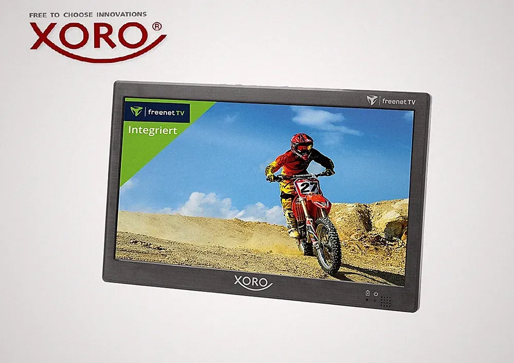 XORO PTL 1050 V2 Tragbarer 10" Zoll Fernseher, DVB-T2 HD Tuner, freenet TV, USB
