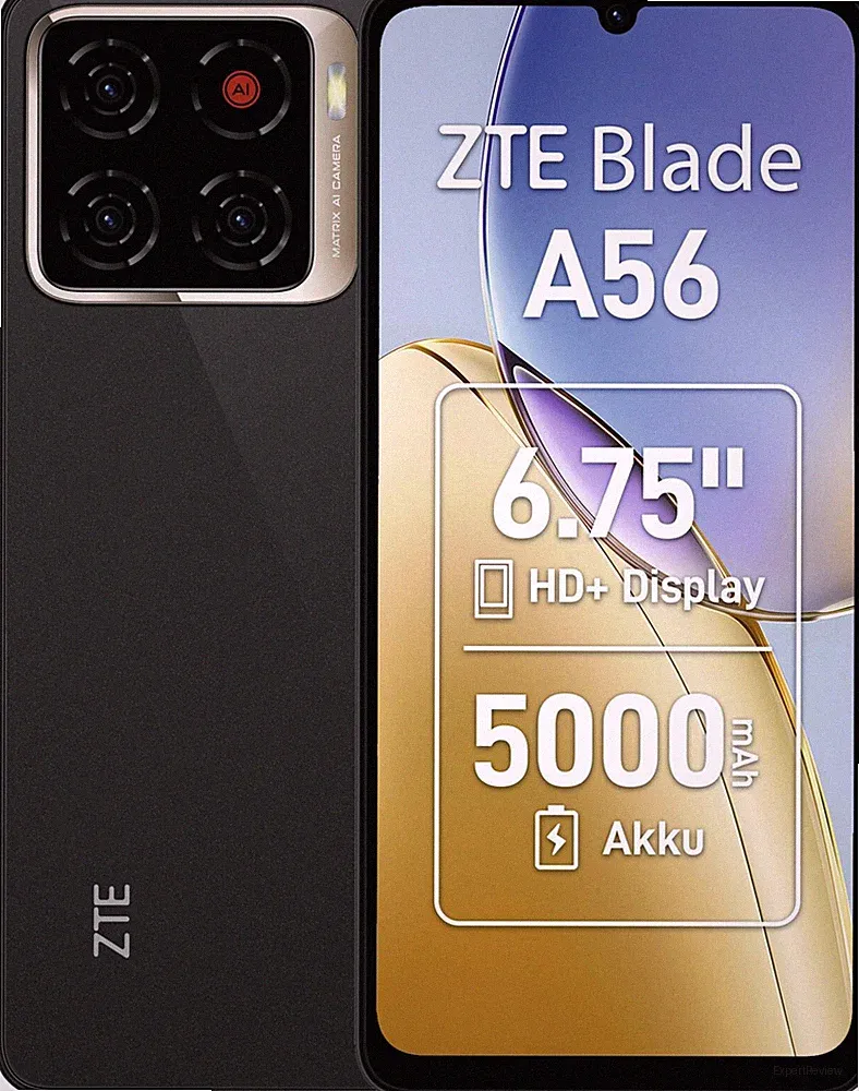 ZTE Smartphone Blade A56 Celestial Black 6,75 Zoll 64GB Android Dual SIM